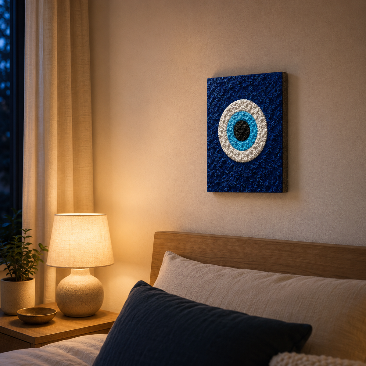 Paper Texture Art - The Guardian Eye