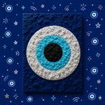 Paper Texture Art - The Guardian Eye