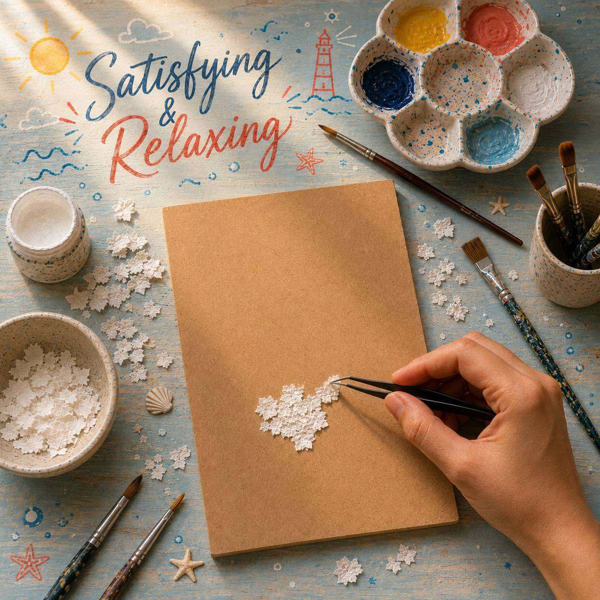 Paper Texture Art - The Sunset Watch